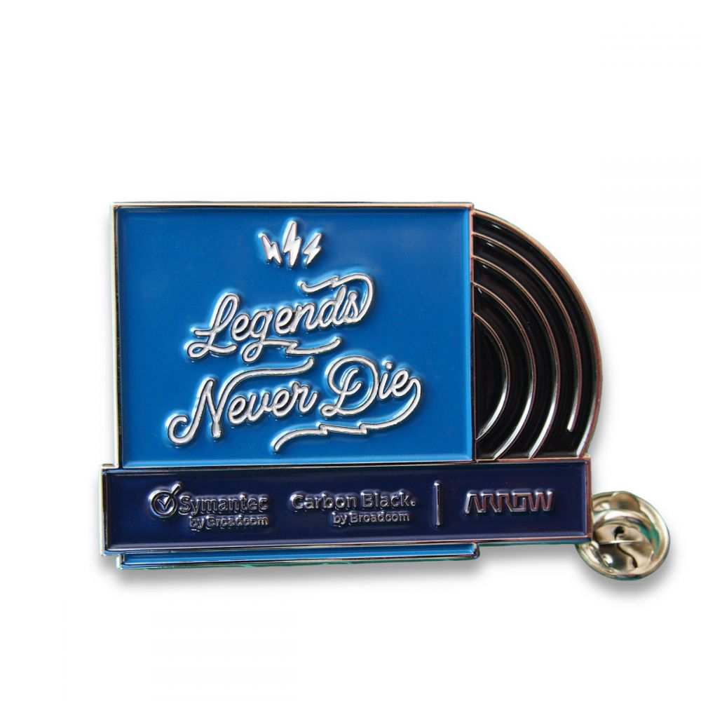 Stamped Iron Soft Enamel Badge (60mm)