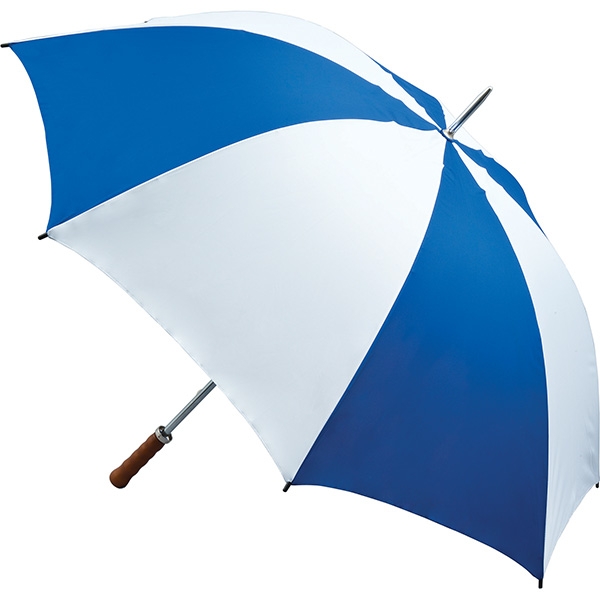 Quantum Golf Umbrella Royal Blue and White