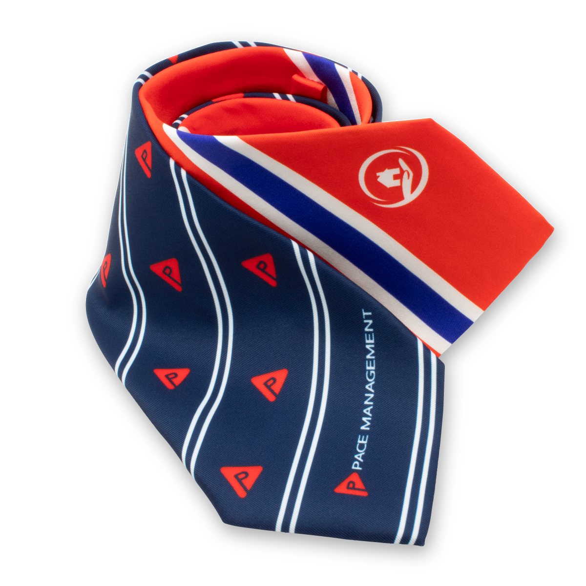 Power Logo Printed Silk Tie main image 1