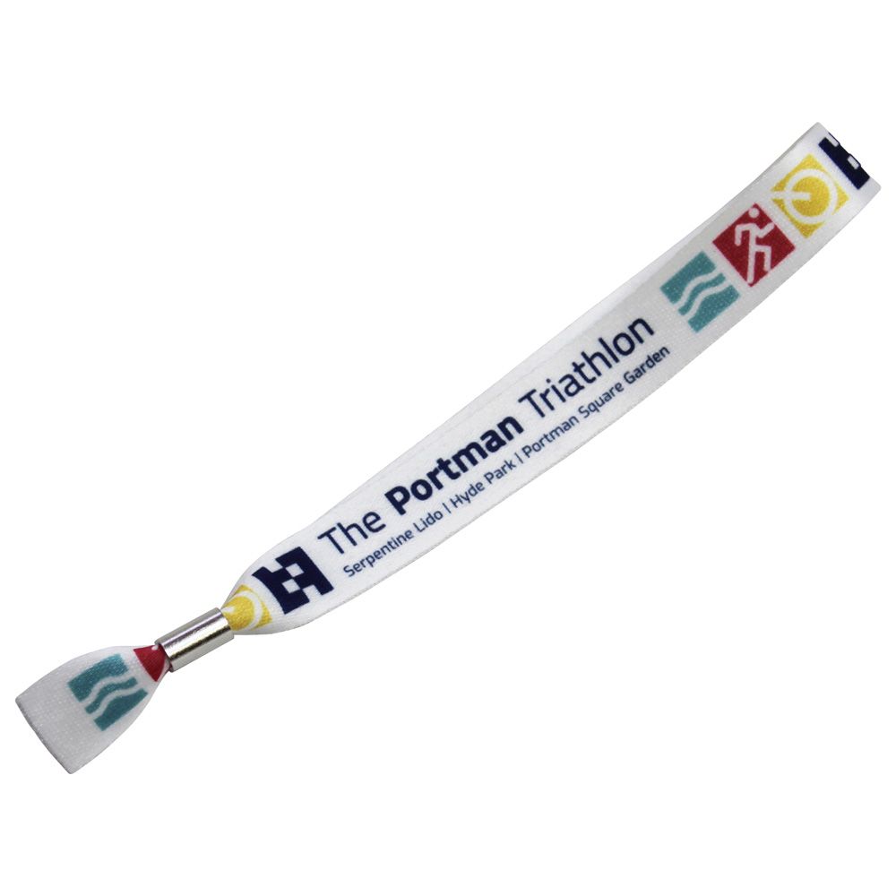 15mm Recycled PET Event Wristband  UK Made  Dye Sublimation Print 