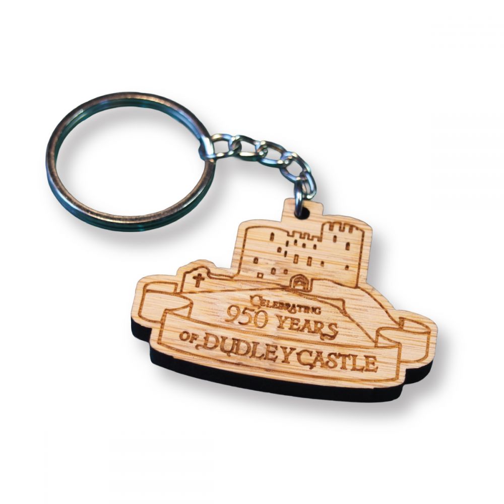 Bamboo Keyring  50mm 