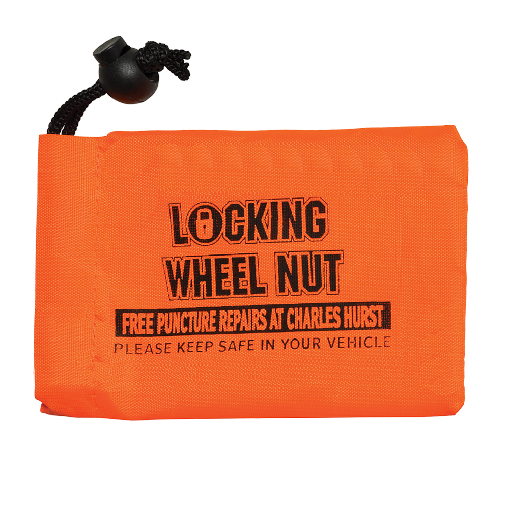 Large Locking Wheel Nut Bag  120x95mm  210D Polyester 