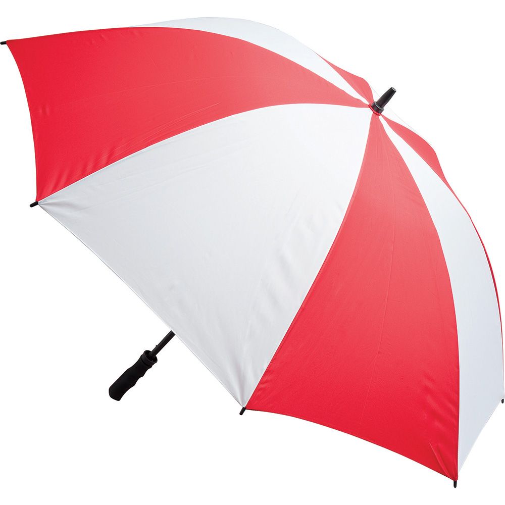Fibreglass Storm Umbrella  UK Stock  Red   White 
